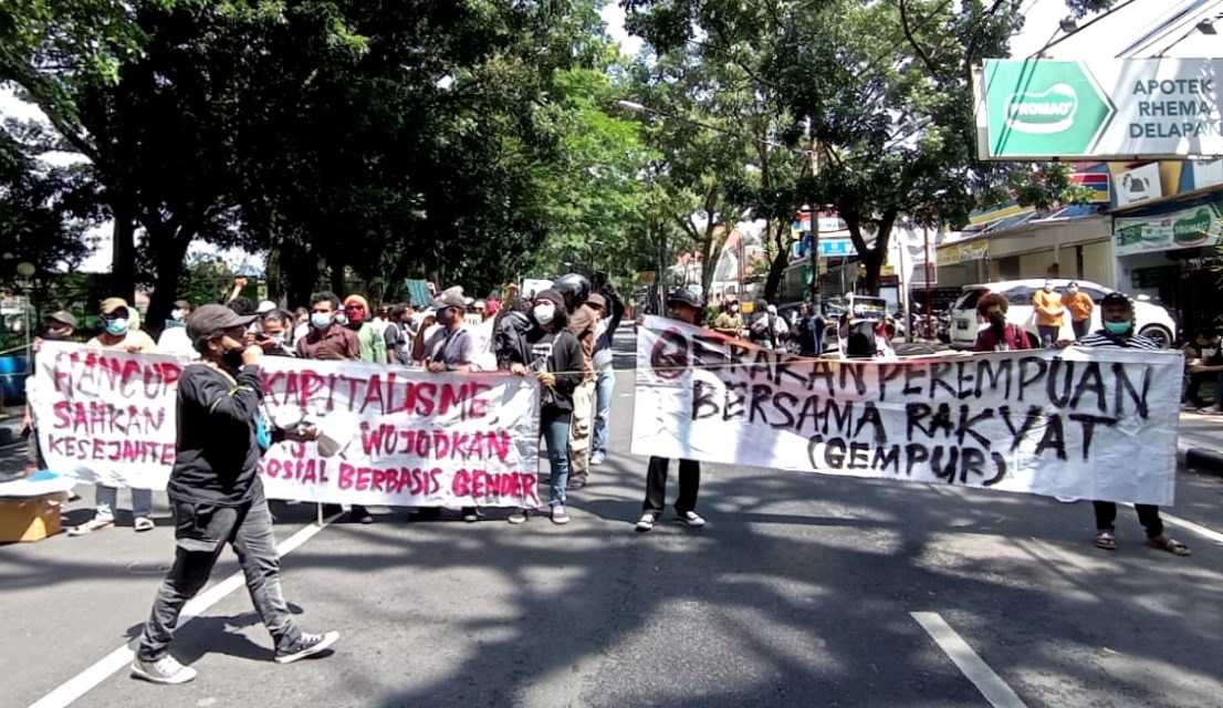 Pembubaran Paksa Massa Aksi di Malang pada Peringatan Hari Perempuan Internasional